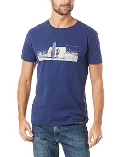 Camiseta,T-Shirt Vintage Pranchao,Osklen,masculino,Azul Escuro,M