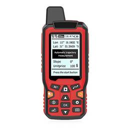 KKcare Medidor de área terrestre GPS portátil Navegação USB Medidor de cálculo de área de trilha LCD retroiluminado Medidor de trajetória automático com veículo inclinado e modo de correção manual Medir área de distância