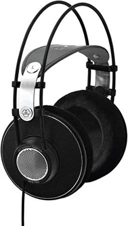 AKG Pro Audio Fones de ouvido K612 PRO Over-Oar, Aberto, Traseira e Estúdio de Referência Premium