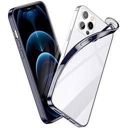 ESR Essential Zero para iPhone 12 promax Case, Slim Clear Soft TPU, Capa de Silicone Flexível para iPhone 12 promax polegadas (2020), azul