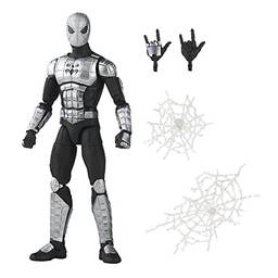 Boneco Marvel Legends Series Figura de 15 cm com Acessórios - Spider-Armor Mk I - F3698 - Hasbro, Preto e cinza