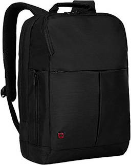 WENGER 601068 RELOAD 14 Inch Laptop Backpack, Padded Laptop Compartment with iPad/Tablet/eReader Pocket in Black (11 Litre)