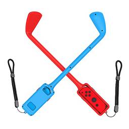 TwiHill os tacos de golfe são adequados para a aderência do jogo somatossensorial do Nintendo Switch Mario Golf. Nintendo Switch manípulo somatossensorial esquerdo e direito (Kit 2)