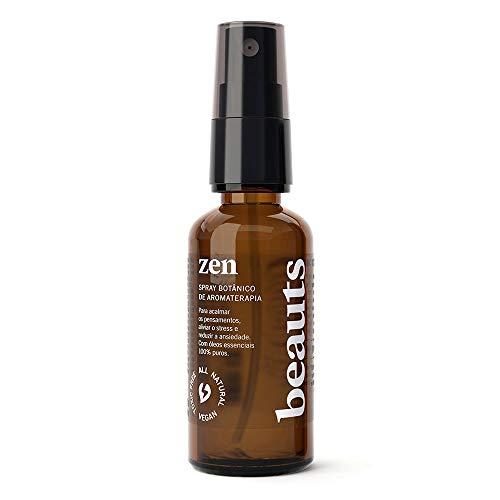 Spray de Aromaterapia Relaxante para aliviar a Ansiedade e o Estresse - Com Oleos Essenciais 100% Puros, Beauts, 50 mL