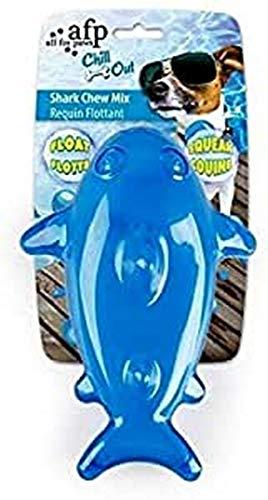 All For Paws 8250 Brinquedo Borracha para Cachorro Shark Chew Mix Tubarão Chill Out, Azul