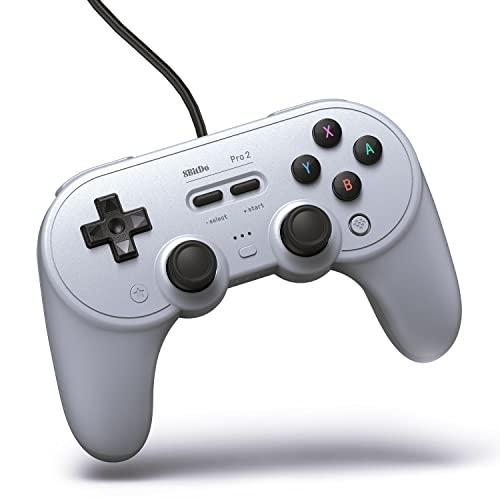 8BitDo Pro 2 Wired Controller for Switch, Windows, Android and Raspberry Pi(Gray Edition)