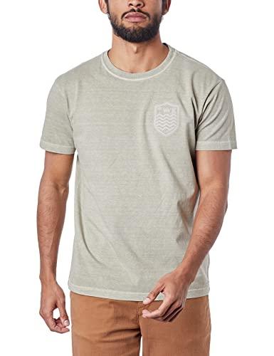 Camiseta,T-Shirt Stone Brasão,Osklen,masculino,Caqui,GG