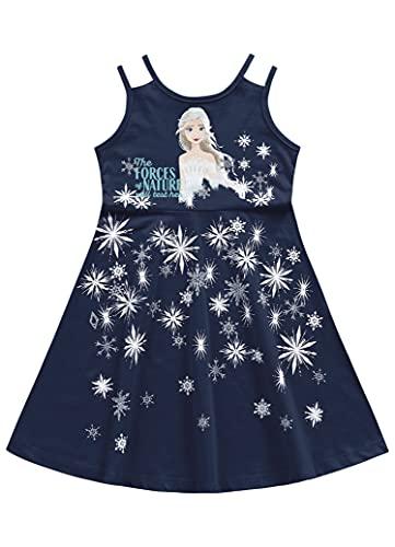 Vestido Frozen, Meninas, Fakini, Azul, 4