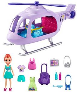 Polly Pocket! Helicóptero de Férias da Polly, Mattel