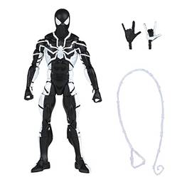 Boneco Marvel Legends, Figura 15 cm Homem-Aranha Fundação Futuro (Traje Furtivo) - F3454 - Hasbro, Preto
