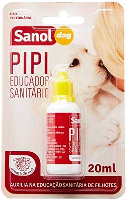 Educador sanitário pipi, Sanol Dog, 20ml, Branco