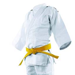 ADIDAS Judo Uniform "CLUB" Sem Cinta Branco/Preto 180
