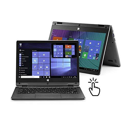 Notebook M11W Plus 2 em 1 Dual Core Celeron Windows 10 2GB 64GB (32GB+32GB SD CARD) Preto Multilaser - PC112, Multilaser, PC112, Intel Dual Core Celeron, 2 GB RAM, Tela", windows_10