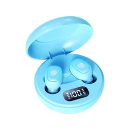 Fones de ouvido sem fio SZAMBIT TWS Fone Bluetooth Mini fone de ouvido intra-auricular com controle de toque com cancelamento de ruído fone de ouvido de música fones de ouvido (Azul)