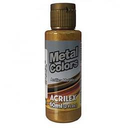 Tinta Acrílica Metal Colors Acrilex 60 ml Dourado Solar - 598