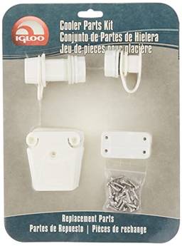 Igloo Parts Kit for Ice Chests, White, 8.5" x 2" x 9"