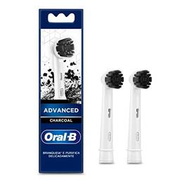 Refis para Escova Elétrica Oral-B Advanced Charcoal 2 Unidades, Cor: Preto