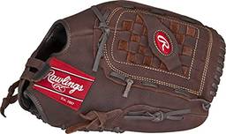 Rawlings Luva de beisebol preferida do jogador, regular, padrão de arremesso lento, teia de cesta com alça de suporte, ajuste personalizado, 35,5 cm