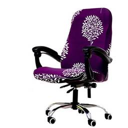 WOMACO Capas para cadeira de escritório estampadas, elásticas, universais, estilo simples e moderno