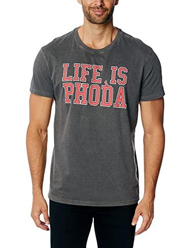 Camiseta Estampada Life Is Phoda Ii, Preto, P