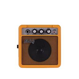 5 W Mini Amplificador de Guitarra Amp Speaker com 3.5mm & 6.35mm Entradas de Saída de 1/4 Polegada Suporta Volume Tone Ajuste Overdrive