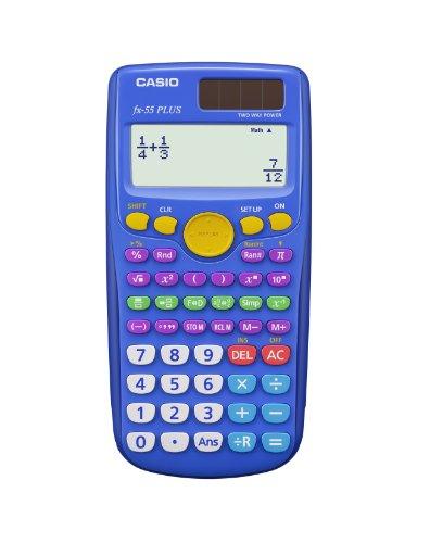 Casio fx-55 PLUS Calculadora de fração do ensino fundamental/médio