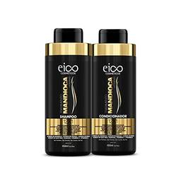 Kit Eico Tratamento Mandioca (1 Shampoo450Ml + 1 Condicionador 450Ml), Eico