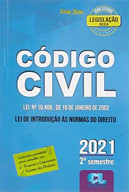 Código Civil 2021 - 5ª Edição - 2º Semestre - Série Neon