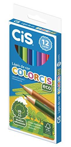 Lápis de Cor Redondo, CiS, Colorcis Eco, 55.9001, 12 Cores