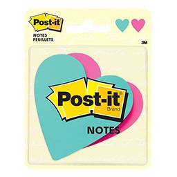 Post-it Super Sticky Notes, 7,6 x 7,6 cm, 2X The Sticking Power, Apple Shape (7350-APL)