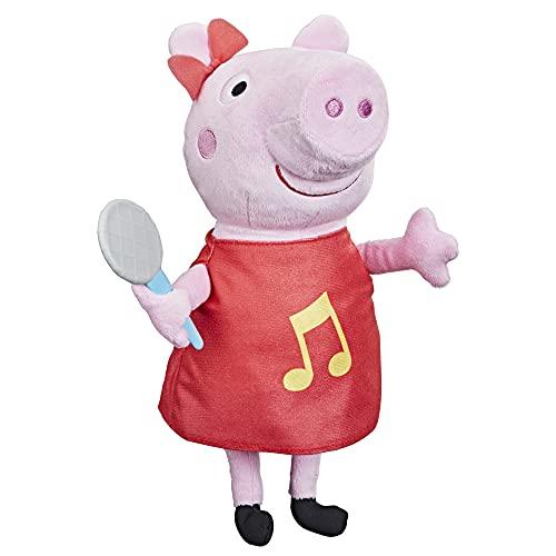 Figura Peppa Musical - Boneca Musical com Vestido Vermelho Brilhante e Laço - F2187 - Hasbro