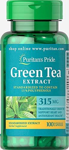 Puritans Pride Extrato Chá Verde 315mg 100caps #3131