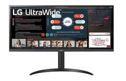 Monitor LG UltraWide 34WP550 IPS Full HD, 2560x1080, sRGB 99%, HDR10, FreeSync, Ajuste de Inclinação, Preto