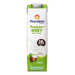 Piracanjuba Protein+ Whey Zero Lactose Sabor Coco 1L