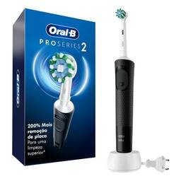 Oral-B PRO Series 2: Escova de dentes elétrica com cabo recarregável, timer, 2 modos de escovação e 1 cabeça.