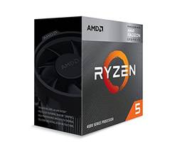 Processador AMD Ryzen 5 4600G Box (AM4/6 Cores/12 Threads/4.2 GHz/11MB Cache/Wraith Stealth/Radeon Graphics)