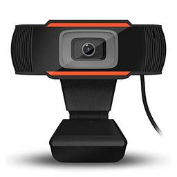 Câmera de computador com webcam de alta definição USB 1080P com microfone para transmissão ao vivo online, ensino de videochamada, conferência, jogos