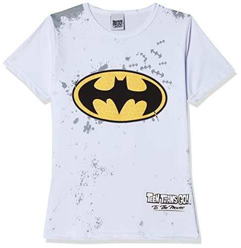 Camiseta Manga Curta Infantil, Dc Super Friends, Meninos, Branco, 6