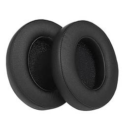 2 peças de reposição almofadas almofada almofada para Beats Studio na orelha fones de ouvido com fio/sem fio preto preto