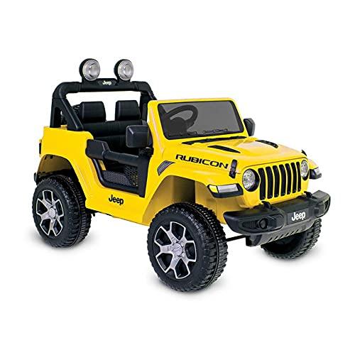 Jeep Wrangler (Amarelo) R/C Eletrico 12V, Bandeirante, Amarelo