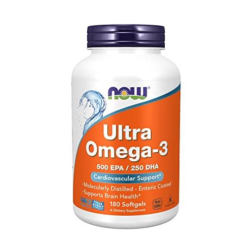 Now Foods Ultra Omega3 500 EPA/250 DHA 180 Softgels