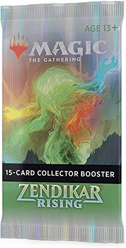 Booster de colecionador de Magic: The Gathering Renascer de Zendikar | 15 cards | 11 metalizados | 6 moldura alternativa | terreno de arte completa | Produto em Inglês