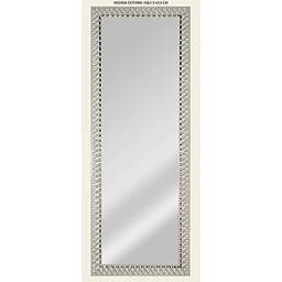 Espelho de Parede Retangular Safira 120 119x44cm Bege