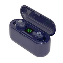 Fone de Ouvido Bluetooth 5.1 Sem Fio Intra-auricular Running (dark blue(azul escuro))
