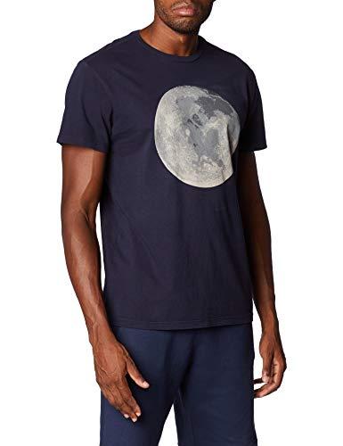 Camiseta Estampada Moon Iii, Marinho, P