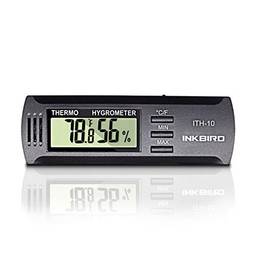Inkbird Ith-10 Termômetro Digital E Monitor De Umidade De Temperatura Higrômetro Humidor Guitar Ukulele Mason Jar. Ith-10 Preto