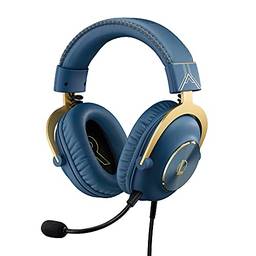 Headset Gamer Logitech G PRO X 7.1 Dolby Surround com Tecnologia Blue VO!CE, Microfone Removível, Design Confortável e Durável e Drivers PRO-G 50mm - Edição Especial League of Legends, 981-001105