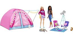 Barbie Playset Barraca de Acampamento com Bonecas
