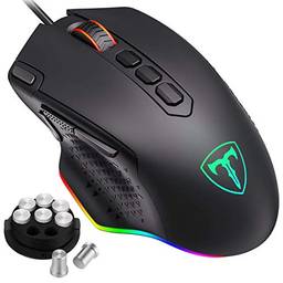 Mouse Gamer T-Dagger Bettle RGB 4800DPI Preto T-TGM305