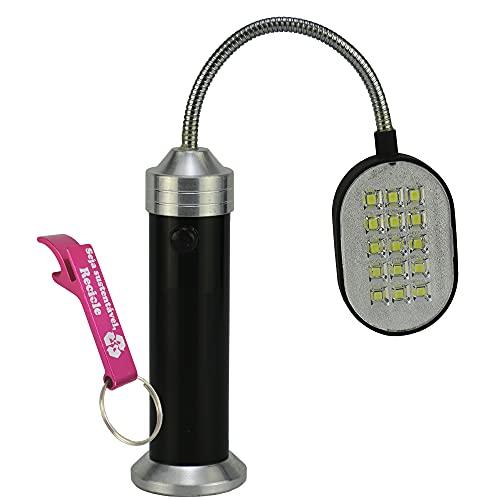 Lanterna de LED Flexível com Imã 30 LEDS Preto + Chaveiro CBRN16372